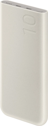 Мобильный аккумулятор Samsung EB-P3401 10000mAh PD3.0 25W 4.8A 2xUSB-C бежевый (EB-P3401XURGRU)