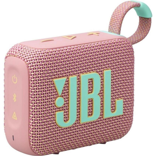 JBL Портативная колонка GO 4, розовая (JBLGO4PINK)