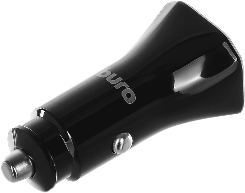 Автомобильное зар./ устр. Buro BUCM1 18W 3A (QC) 2xUSB универсальное черный (BUCM18P200BK)