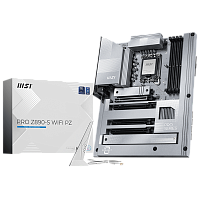Материнская плата MSI PRO Z890-S WIFI PZ Z890, LGA1851, 4*DDR5, 4*PCIEx16, 3*M.2, 2*TypeC, 6*USB3.2Gen1, 4*USB2.0, 4*SATA3.0, 2.5G, Type-C(DP), DP, HDMI, ATX, RTL