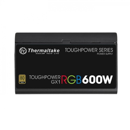 Блок питания Thermaltake Toughpower GX1 RGB 600W, ATX, v.2.4, A.PFS, 80 Plus Gold, Fan 12 cm, Retail (PS-TPD-0600NHFAGE-1) фото 2
