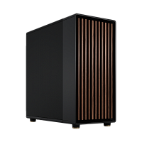 Корпус без блока питания/ Case Fractal Design North XL, Full-Tower, 3x140mm, 2xUSB-A 3.0 + 1xUSB 3.2 Type-C E-ATX, ATX, mATX, mITX Wood panel Charcoal Black (FD-C-NOR1X-01)