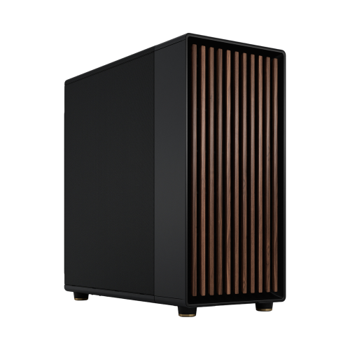 Корпус без блока питания/ Case Fractal Design North XL, Full-Tower, 3x140mm, 2xUSB-A 3.0 + 1xUSB 3.2 Type-C E-ATX, ATX, mATX, mITX Wood panel Charcoal Black (FD-C-NOR1X-01)