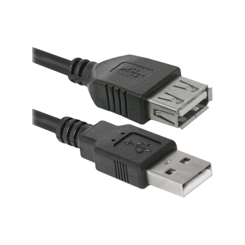 Defender USB кабель USB02-10 USB2.0 AM-AF, 3.0м (87453)
