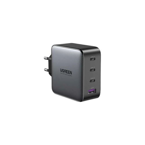 Сетевое зарядное устройство Ugreen CD226 (90575) USB-A+3*USB-C 100W GaN Fast Charger с кабелем 100W фото 2