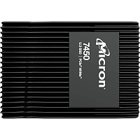 Серверный твердотельный накопитель/ Micron SSD 7450 MAX, 3200GB, U.3(2.5" 15mm), NVMe, PCIe 4.0 x4, 3D TLC, R/W 6800/5300MB/s, IOPs 1 000 000/390 000, TBW 17500, DWPD 3 (12 мес.) (MTFDKCC3T2TFS-1BC1ZABYYT)