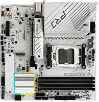 Материнская плата Asrock B850M Pro Plus WiFi Socket AM5 AMD B850 4xDDR5 mATX AC`97 8ch(7.1) 2.5Gg RAID+HDMI+DP