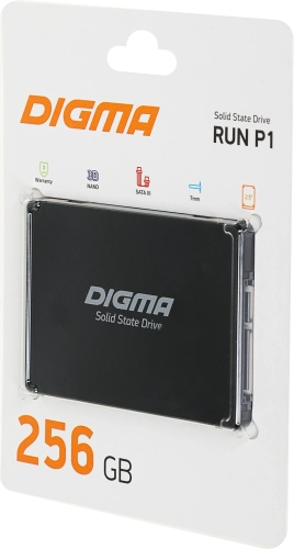Накопитель SSD Digma SATA-III 256GB DGSR2256GP13T Run P1 2.5