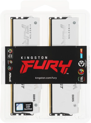 Память DDR5 2x16GB 6400MHz Kingston KF564C32BWAK2-32 Fury Renegade RGB RTL Gaming PC5-51200 CL32 DIMM 288-pin 1.4В kit single rank с радиатором Ret фото 6