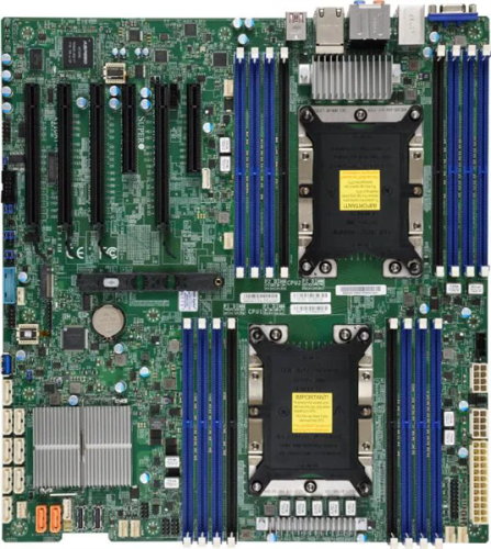 Supermicro Motherboard 2xCPU X11DAi-N 2nd Gen Xeon Scalable 205W/ 16xDIMM/ 10xSATA3/ C621 RAID0/ 1/ 5/ 10/ 2xGbE/ 4xPCIex16,2xPCIex8/ M.2/ 12