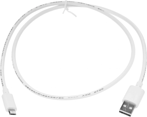 Кабель 2A Square USB (m)-micro USB (m) 0.75м белый (326760) (326760#MLN)