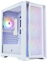 1STPLAYER TRILOBITE T4 MESH ARGB White / mATX / 4x120mm ARGB fans / T4-WH-4FS7-W