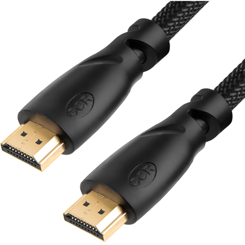 Greenconnect Кабель 0.3m HDMI версия 2.0, HDR 4:2:2, Ultra HD, 4K 60 fps 60Hz/ 5K*30Hz, 3D, AUDIO, 18.0 Гбит/ с, 28/ 28 AWG, OD7.3mm, тройной экран, черный нейлон, GCR-HM811-0.3m