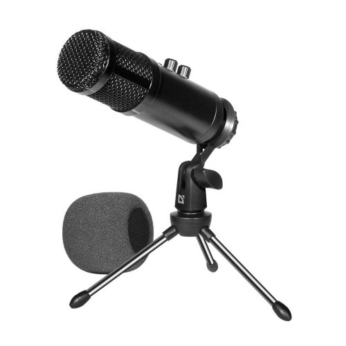 Микрофон Defender Игровой стрим микрофон Sonorus GMC 500 USB, провод 1.35 м DEFENDER