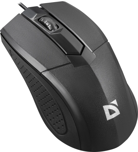 Defender Проводная оптическая мышь Optimum MB-270 PRO:черн,3кн,1200dpi,1.8м,тефл (52271) фото 2