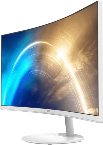 Монитор MSI PRO MP341CQW 34 21:9 UWQHD(3440x1440) VA Curve1500R,1ms(MPRT),3000:1,100M:1,300nit,178/ 178,2xHDMI 2.0,DP 1.2,Tilt,Speaker,VESA,100Hz,White,1y war-ty (9S6-3PB2CT-025) фото 3