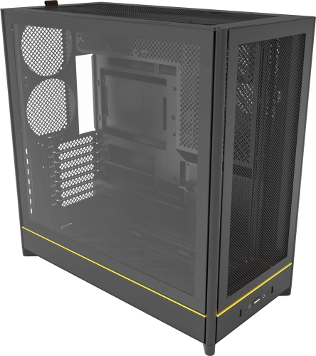 Корпус Montech HS01 черный без БП ATX 2xUSB3.0 1xUSB3.1 audio bott PSU (HS01 BLACK)