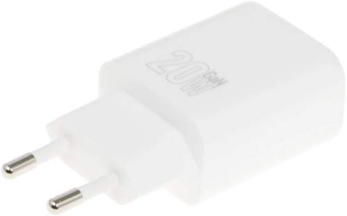 Сетевое зар./ устр. Hoco N60 Gentle 20W 3A (PD) белый (44228)