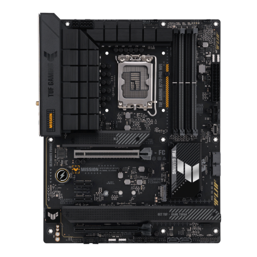 Материнская плата ASUS TUF GAMING H770-PRO WIFI, LGA1700, H770, 4*DDR5, HDMI+DP, 4xSATA3 + RAID, M2, Audio, Gb LAN, USB 3.2, USB 2.0, ATX; 90MB1D50-M0EAY0