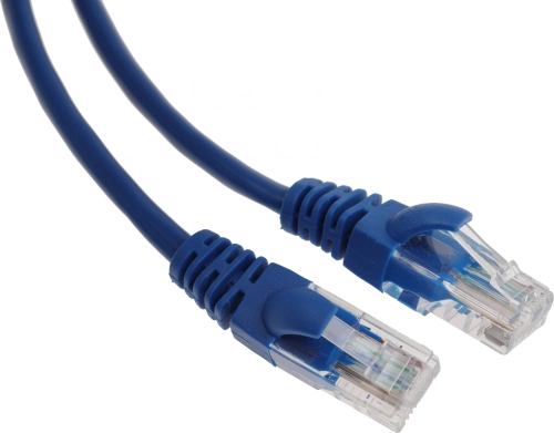 Кабель Cablexpert Патч-корд UTP Cablexpert PP12-1M/ B кат.5e, 1м, литой, многожильный (синий) (PP12-1M/B)