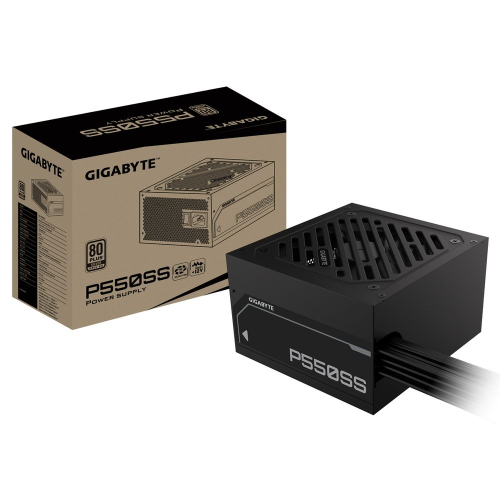 Блок питания ПК Gigabyte P550SS 550W, 80+, SILVER, НЕ модульный, ATX 3.0 (GP-P550SS)