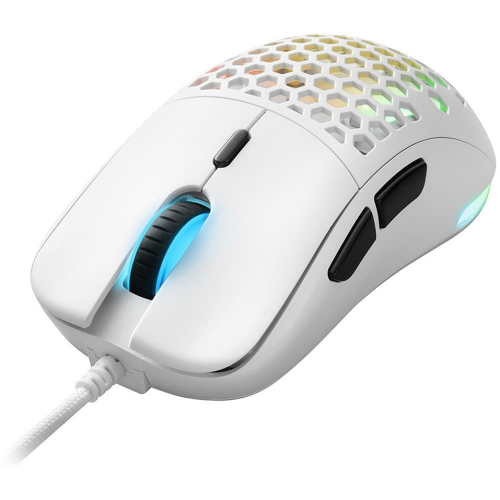 Игровая мышь Sharkoon Light2 180 USB RGB белая (LIGHT2-180-WHITE) фото 4