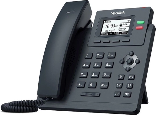 Телефон YEALINK SIP-T31W, 2 аккаунта, дисплей 2.3