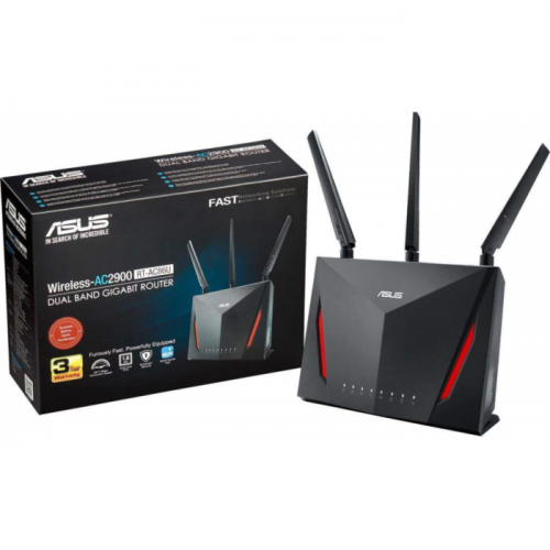 Роутер игровой ASUS RT-AC86U Gamer / / роутер 802.11b/ g/ n/ ac, до 750 + 2167Мбит/ c, 2,4 + 5 гГц, 3 антенны + 1 внутренняя, USB, GBT LAN (90IG0401-BN3000) фото 2