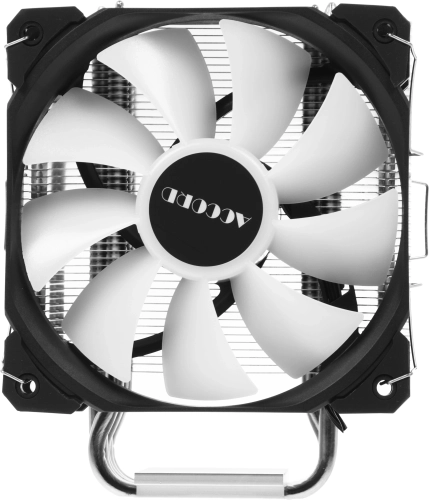 Устройство охлаждения(кулер) Accord ACC-5P12PRO ARGB Soc-AM5/AM4/1200/1700/1851 серебристый/черный 4-pin 31dB Al+Cu 220W 525gr brown box фото 2