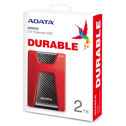 Внешний жесткий диск A-Data 2 Тб USB 3.0 (AHD650-2TU31-CRD) фото 4