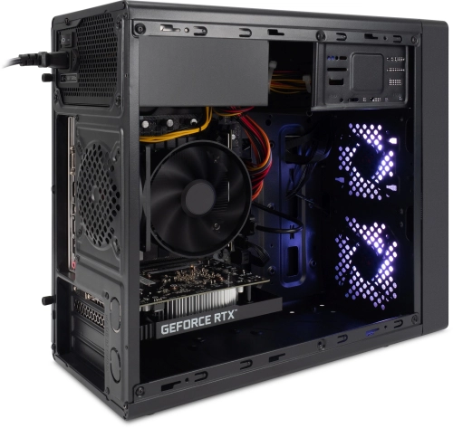 Компьютер IRU Tactio 310H6SEA MT i5 12400F (2.5) 16Gb SSD512Gb RTX3050 8Gb FreeDOS GbitEth 500W черный (2111269) фото 9