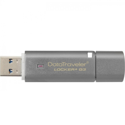 Флеш накопитель 64GB Kingston DataTraveler Locker+ G3 256bit Encryption, USB 3.0, Metallic (DTLPG3/64GB) фото 2