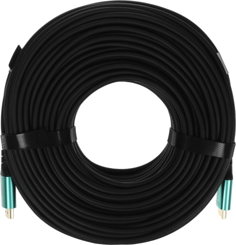 Кабель аудио-видео Cactus CS-HDMI-AOC-2.1-70 HDMI (m)/HDMI (m) 70м. позолоч.конт. черный