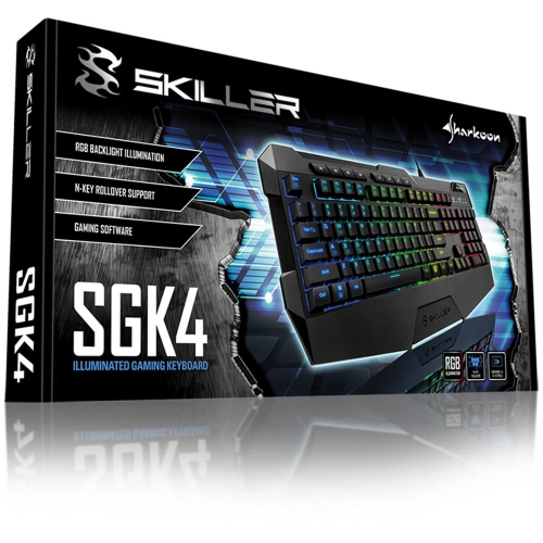 Клавиатура игровая Sharkoon Skiller SGK4 USB (SKILLER-SGK4) фото 4