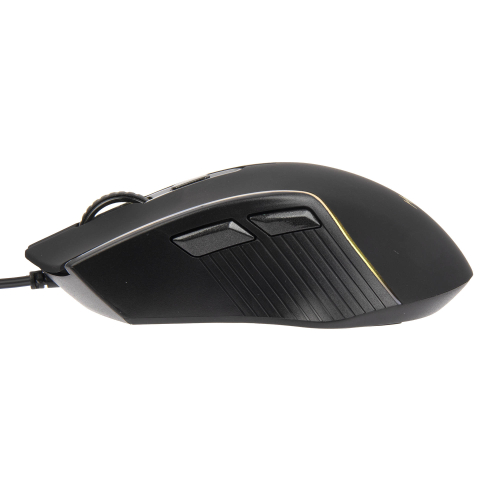 Игровая мышь Gaming Mouse HIPER MX-R400 Black (7D, 7200DPI, 1.5m cable, USB) фото 15