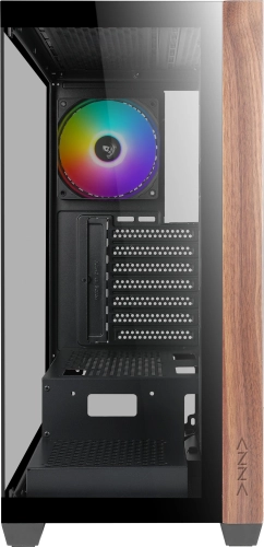 Корпус Azza Npetune черный без БП ATX 4x120mm 2xUSB2.0 1xUSB3.0 audio bott PSU (NEPTUNE CSAZ-491) фото 5
