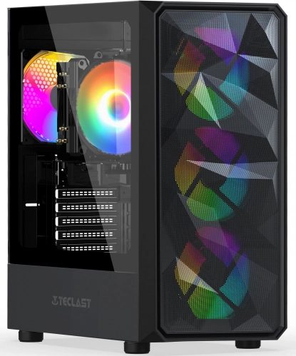 Компьютер Teclast G01 i5 14600KF (3.5) 32Gb SSD1Tb RTX4060 8Gb Windows 11 Professional GbitEth 700W черный (G01 14600KF32G1T4060KRU)