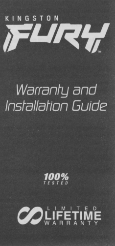 Модуль памяти DDR 5 DIMM 16Gb PC48000, 6000Mhz, Kingston FURY Beast Black RGB CL30 (Kit of 2) (KF560C30BBEAK2-16) (retail) фото 7