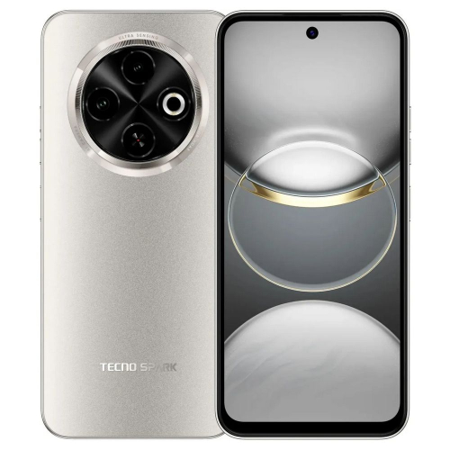 Смартфон Tecno Spark 30C 128Gb 4Gb золотой моноблок 3G 4G 6.67
