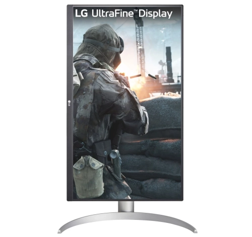 Монитор 27 LG 27UP650K-W/ LG 27UP650K-W 27 IPS monitor, 3840x2160, 400cd/m2, 16:9, 5мс (GtG), HDMIx2, DP, Headphone Out, 60Hz, 178/178, внешний БП, VESA 100x100, HAS 110mm, white/silver/black фото 5