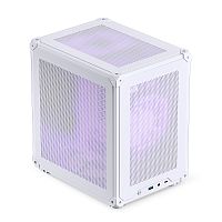 Корпус без блока питания/ Case JONSBO C6, Mini-Tower, no fan, 1xUSB-A 3.2 + 1xUSB-C 3.2, mATX, mITX White (C6 WHITE)