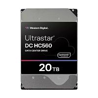 Жесткий диск/ HDD WD SATA Server 20Tb Ultrastar DC HC560 7200 6Gb/s 512MB 1 year warranty (replacement WUH722020ALE6L4, WUH722020BLE6L4) (WUH722020BLE604)