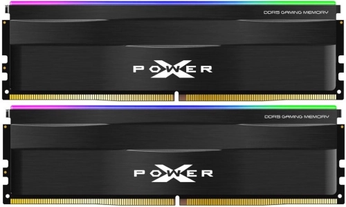 Память DDR5 32GB 5600MHz Silicon Power SP032GXLWU560FSF Xpower Zenith RGB RTL Gaming PC5-44800 CL40 DIMM 288-pin 1.25В kit single rank с радиатором Ret