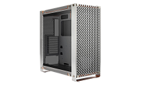 Корпус без блока питания/ Case InWin Dubili, Full-Tower, TG, 4x140mm, 2xUSB-A 3.2 + 1xUSB-C 3.2, E-ATX, ATX, mATX, mITX Titanium Grey (IW-CS-DUBILIASB-GRY)