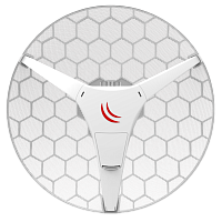 MikroTik LHG 60G (60GHz antenna, 802.11ad wireless, four core 716MHz CPU, 256MB RAM, 1x Gigabit LAN, RouterOS L3, POE, PSU) for use as CPE in Point -to-Multipoint setups for connections up to 800m (RBLHGG-60AD)