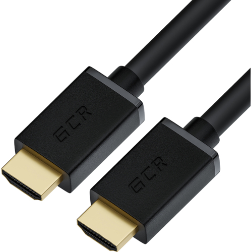 GCR Кабель 0.5m HDMI версия 1.4, черный, OD7.3mm, 30/ 30 AWG, позолоченные контакты, Ethernet 10.2 Гбит/ с, 3D, 4K, GCR-HM410-0.5m, экран