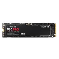 Твердотельный накопитель Samsung SSD 1TB 980 PRO, MLC, M.2 2280, PCIe Gen 4.0 x4, NVMe 1.3c, R7000/ W5000, IOPs 1000000/ 1000000 (MZ-V8P1T0BW)
