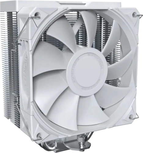 Устройство охлаждения(кулер) Montech NX400 Soc-AM5/AM4/1200/1700/1851 белый 4-pin 34.17dB Al+Cu 220W 874gr Ret (NX400WH) фото 6