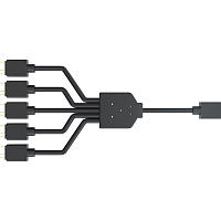кабель питания вентилятора/ Cooler Master Addressable RGB 1-to-5 Splitter Cable (MFX-AWHN-1NNN5-R1)