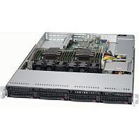 Серверная платформа Supermicro SuperServer 1U 6019P-WT/ noCPU (x2 3647)/ noRAM (x12)/ noHDD (up 4LFF)/ iC612/ 2x GbE/ 1x 600W (NHP) (SYS-6019P-WT)